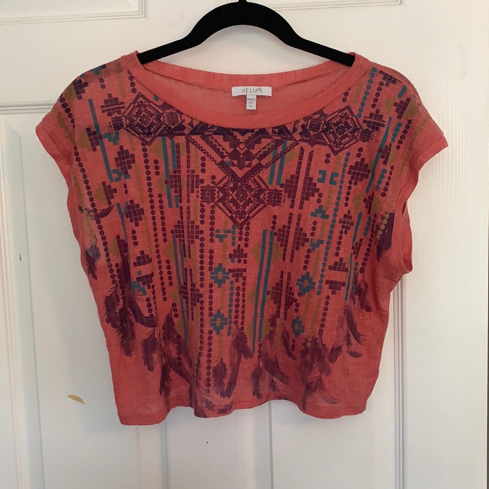 Aztec Print Top
